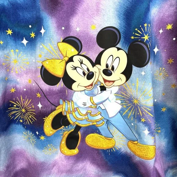 NWT Disney 50 Spirit Jersey Tie Dye Shirt Womens XXL Walt Disney Mickey Minnie - Picture 4 of 15